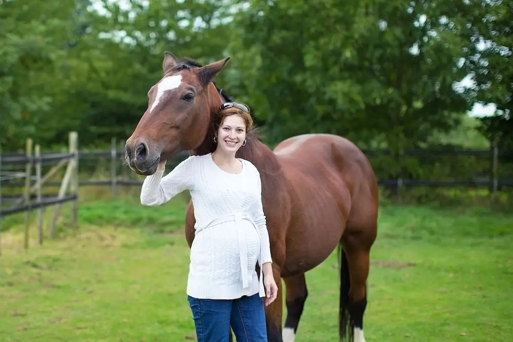 horse riding while pregnant