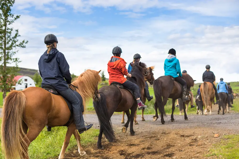 are bike helmets safe for horseback riding and lessons